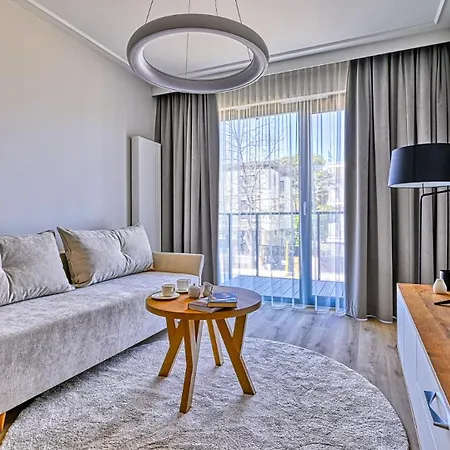 D210 Z 2 Sypialniami Eco Boho Z Basenem, Sauna, Jacuzzi, Przy Samej Plazy - 5d Lägenhet Niechorze